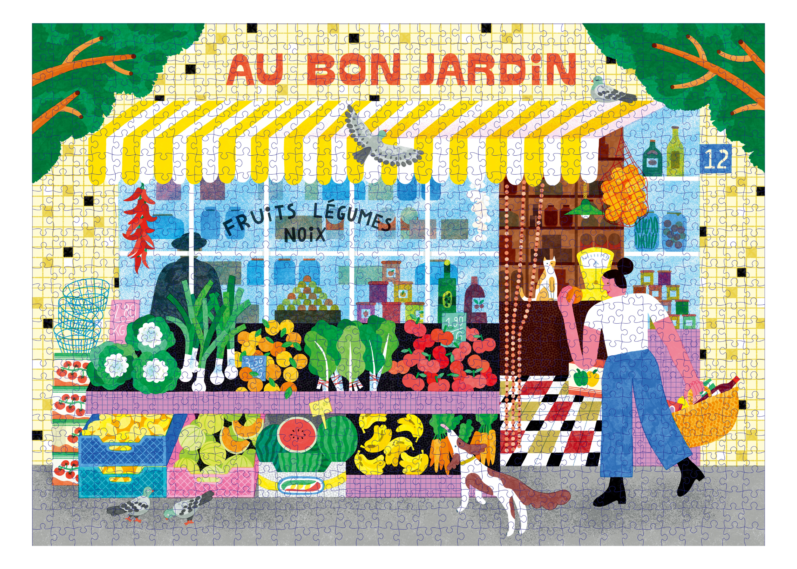 At the market